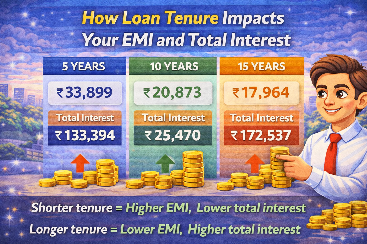 How Loan Tenure Impacts Your EMI and Total Interest 